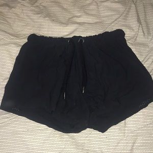 Navy athletic shorts